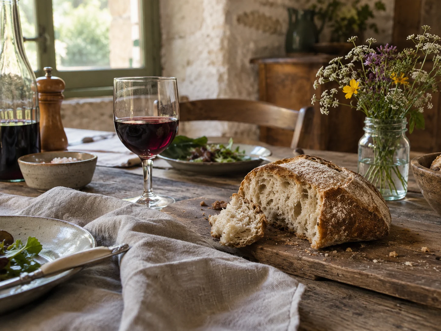 On met la table — Les Trois Aulnes